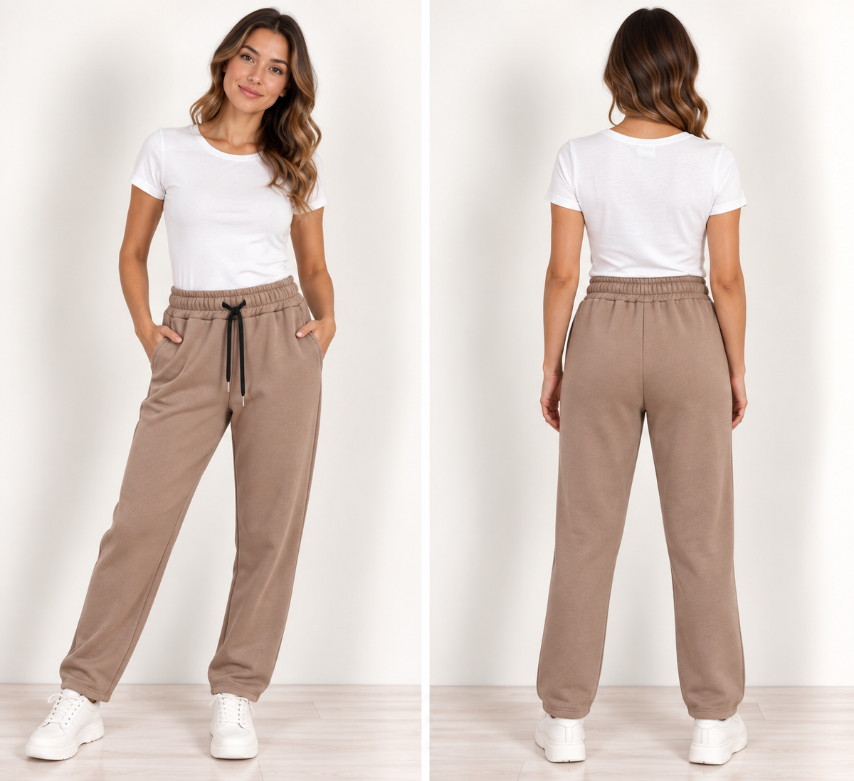 Sporthose Beige