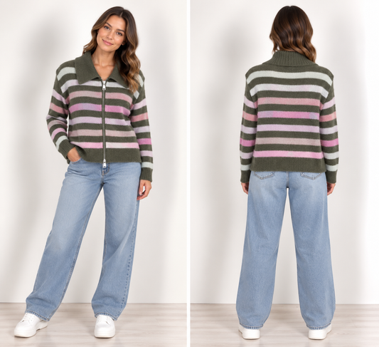 Strickjacke grün