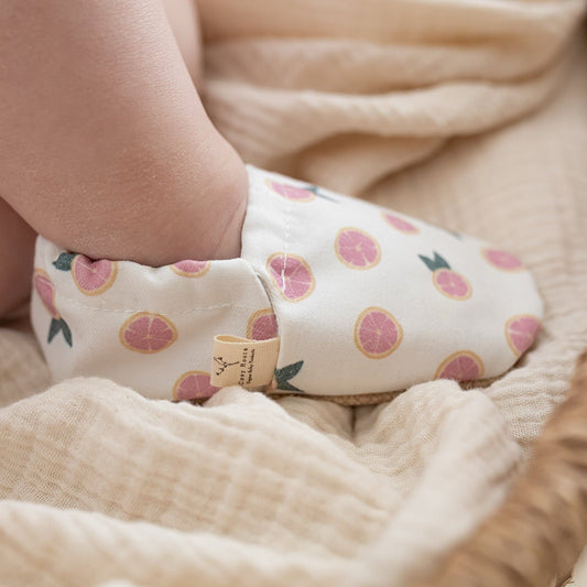 Cosy Roots Vegan Shoes Little Grapefruits – vegane Babyschuhe Grapefruit