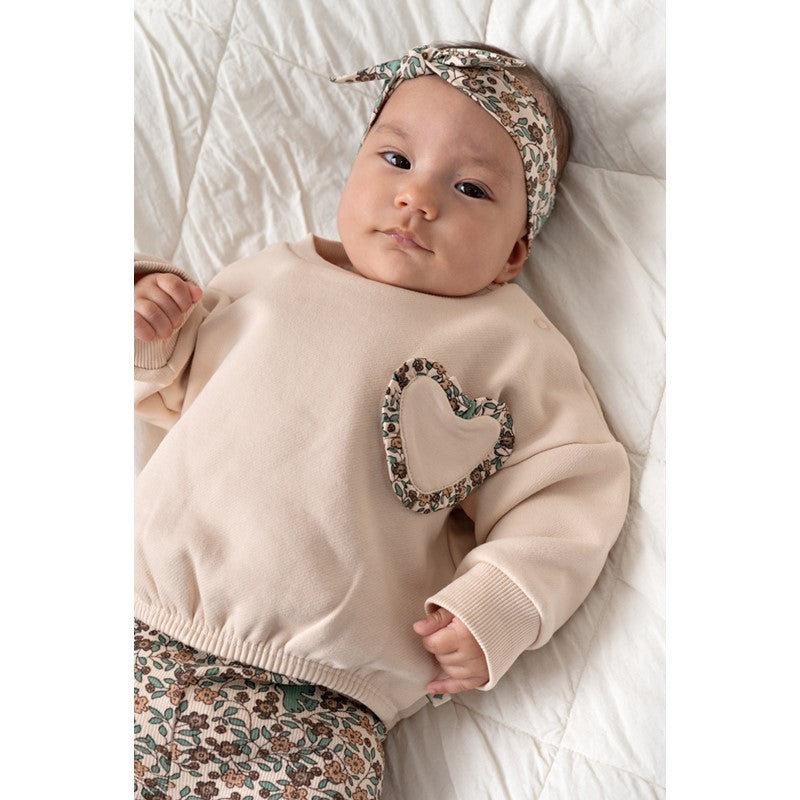 feetje Kastiger Sweater Oversized - Lucky Bloombird 51602887 – Natur