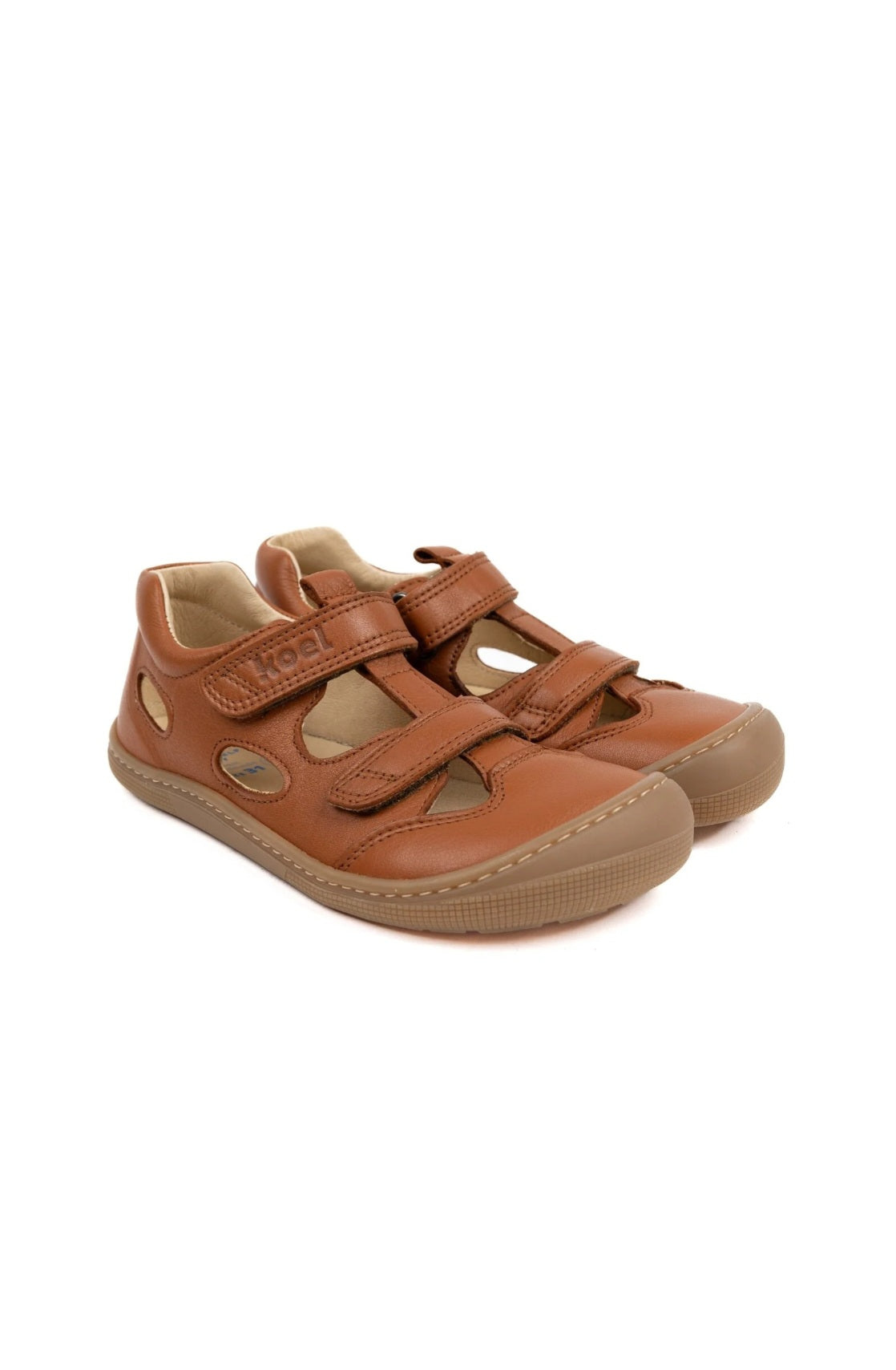 Koel Barefot Sandal Deen Napa Cognac– flexible Barfußsandale für Kinder