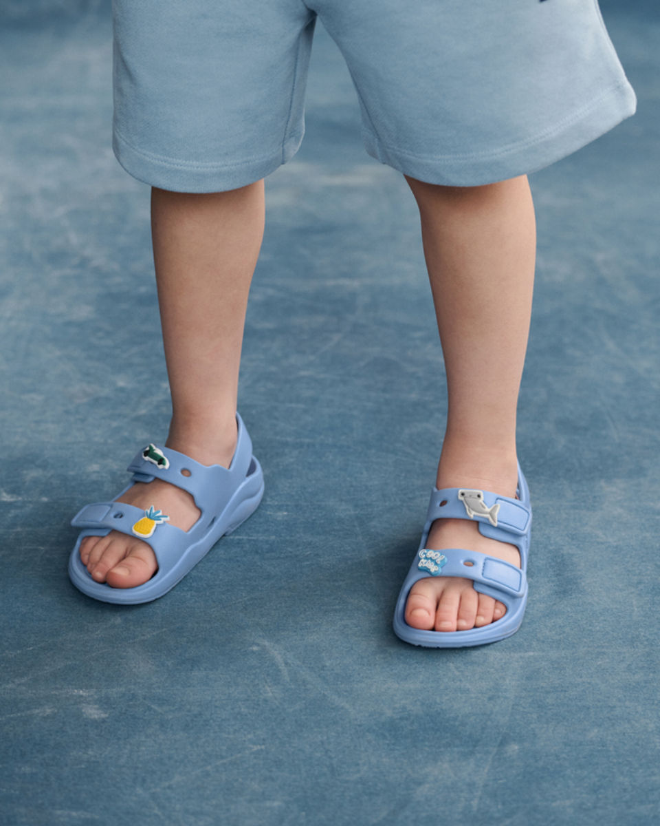 Liewood Lilo Sandals with Charts beach blue