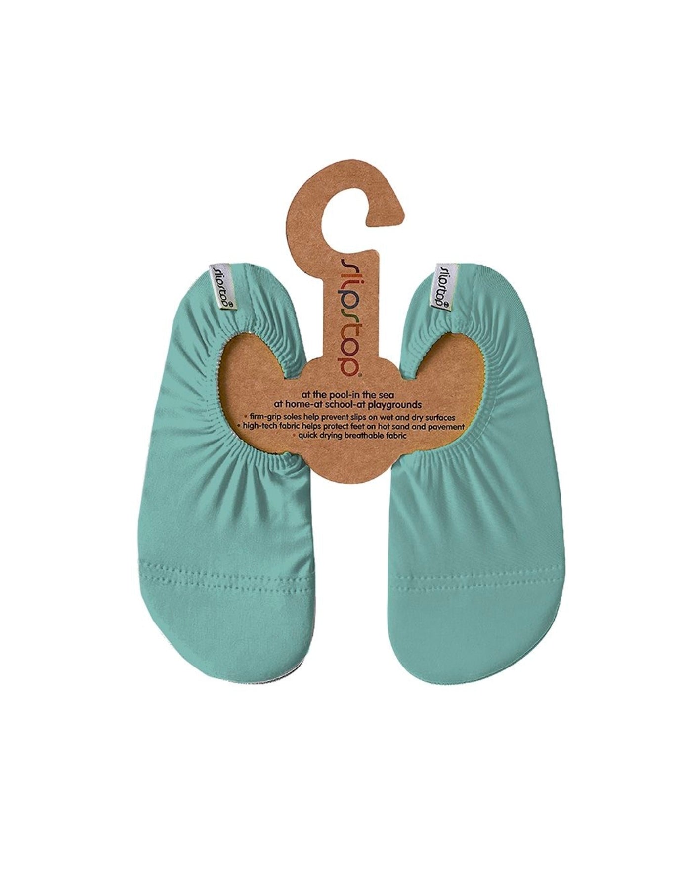 SlipStop Kinder Badeschuhe Mint Blue Junior Türkis