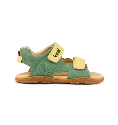 Koel Sandalen Ova Leather 360 Olive – flexible Barfußsandale für Kinder