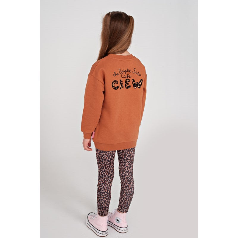 jubel Sweater mit Rückendruck Relaxed Fit - City Chic Camel