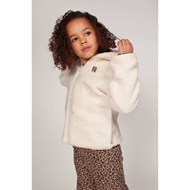 jubel Teddy Jacke mit Kapuze - City Chic