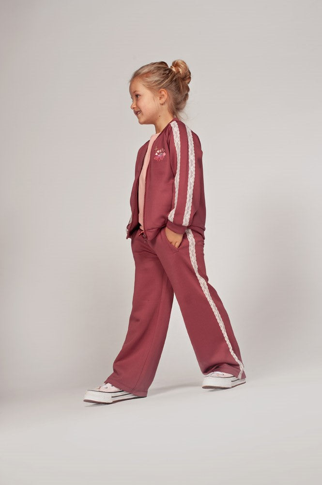 Jubel Sportliche Hose Moon Flowers  Mauve 92200521