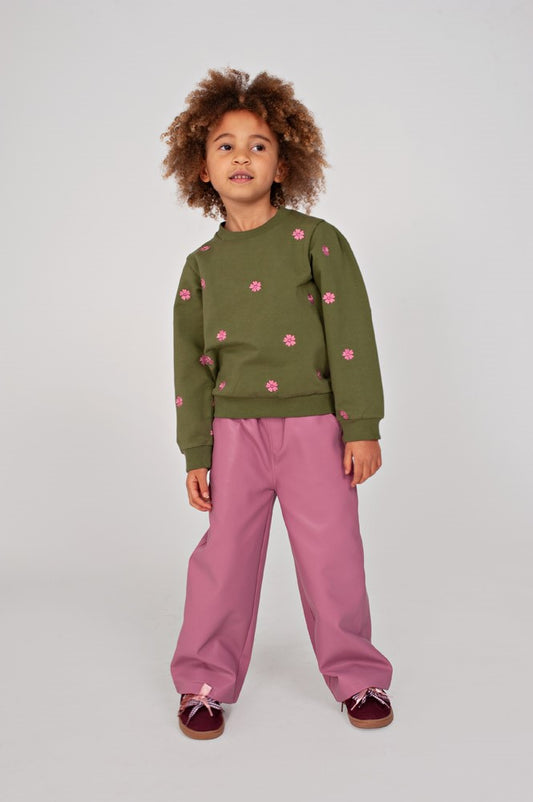 Jubel Culotte Lederlook Moon Flowers Altrosa  92200537
