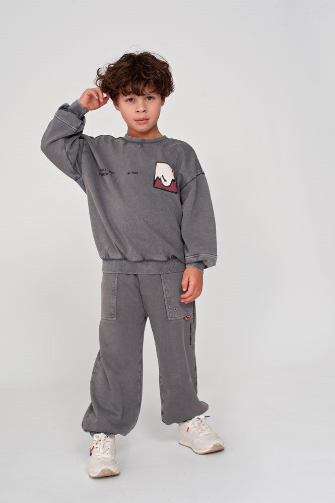 Sturdy Hose Loose Fit Mountain Top Grau 72200264