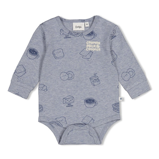 feetje Body -AOP Breakfast Buddy Blau