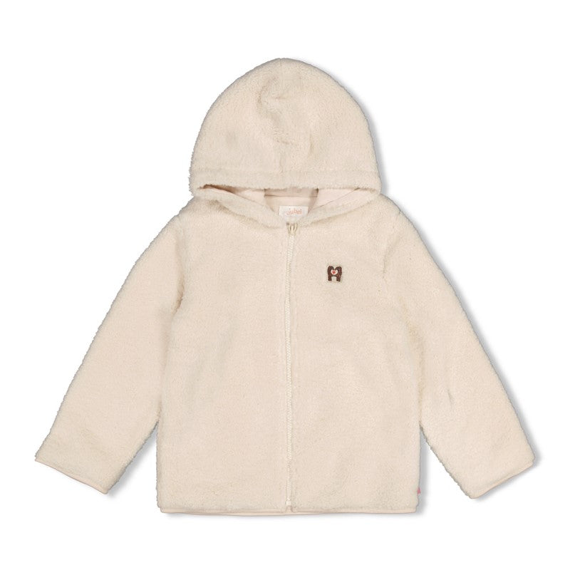 jubel Teddy Jacke mit Kapuze - City Chic