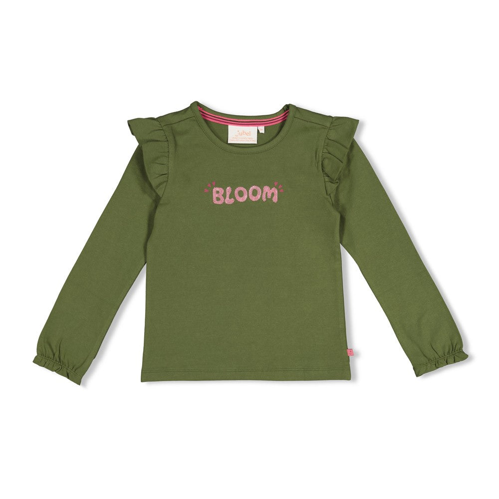 Jubel Longsleeve Moon Flowers Olive  91600467