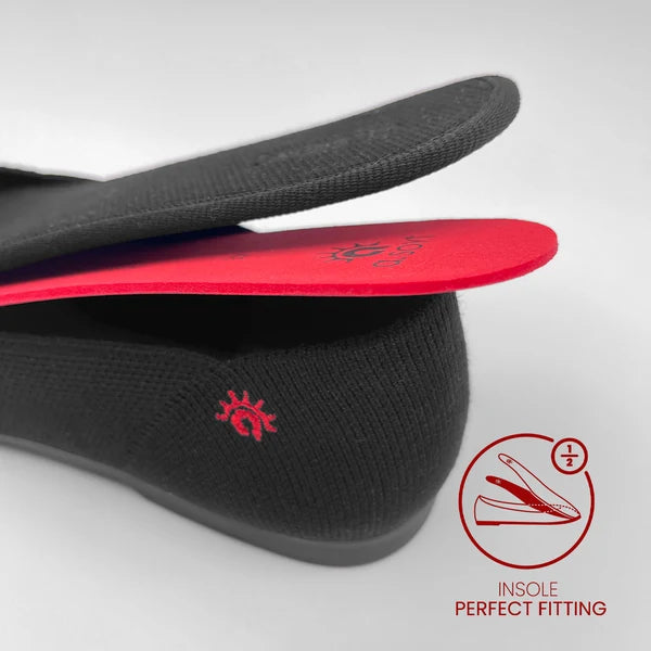 a.soyi Flat Elea Black