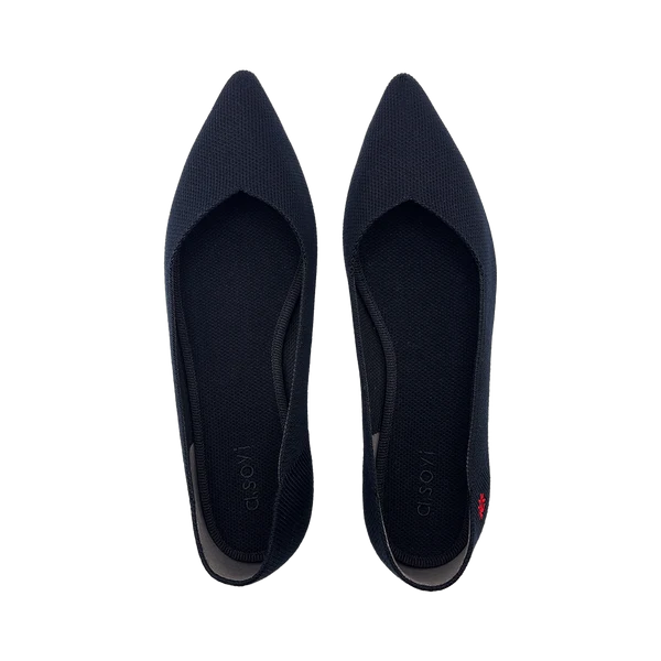 a.soyi Flat Elea Black
