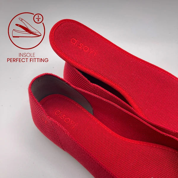 a.soyi Flat Elea red