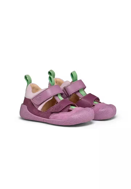 Affenzahn Prewalker Sandal Leather Freely Otter Purple