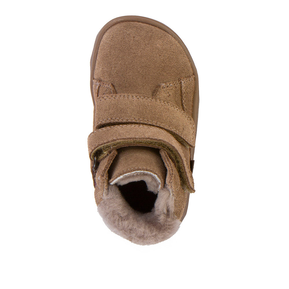 Kinder Stiefeletten - ZERU TEX FURRY BAREFOOT Beige