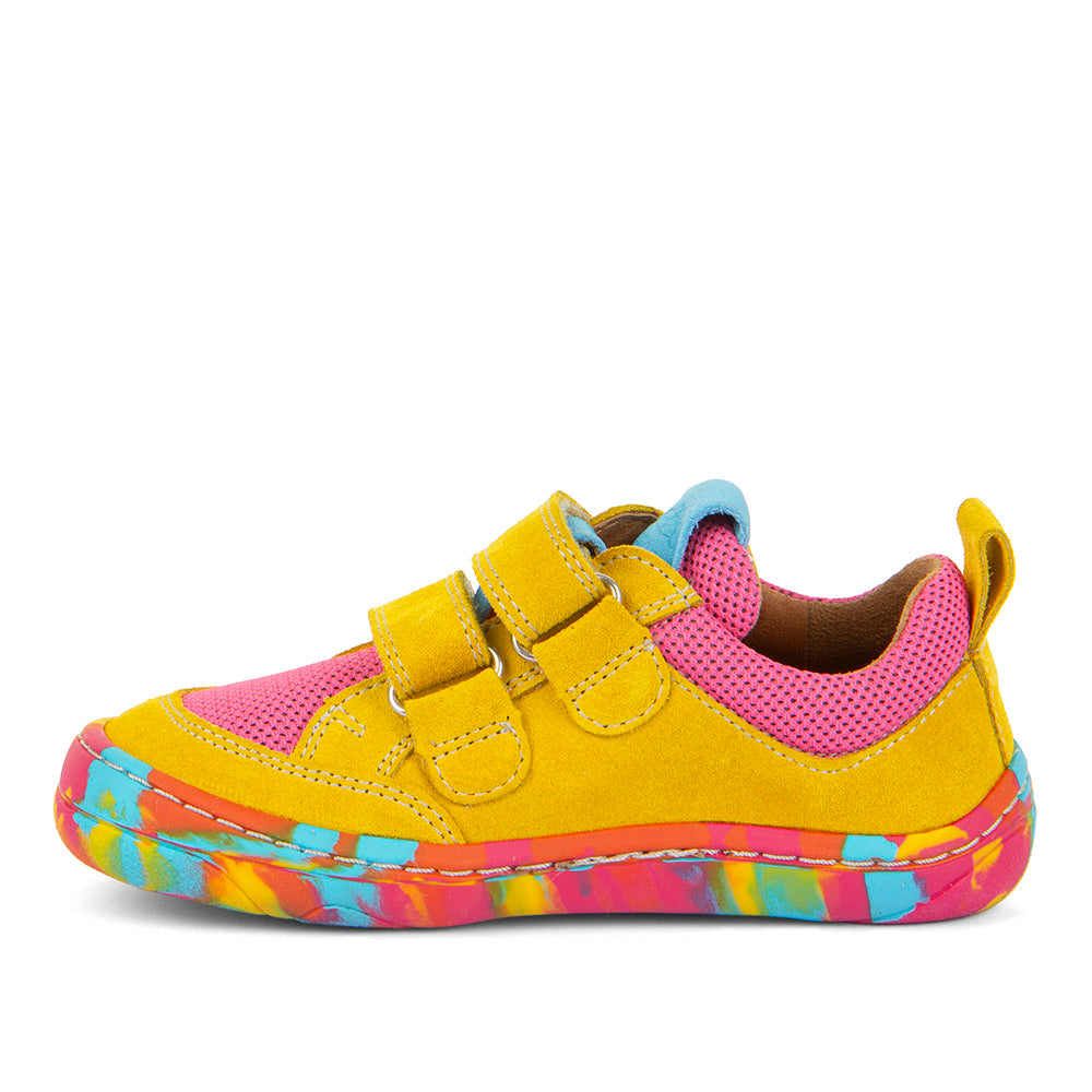 Barefoot Base Blue/Yelow Gemustert