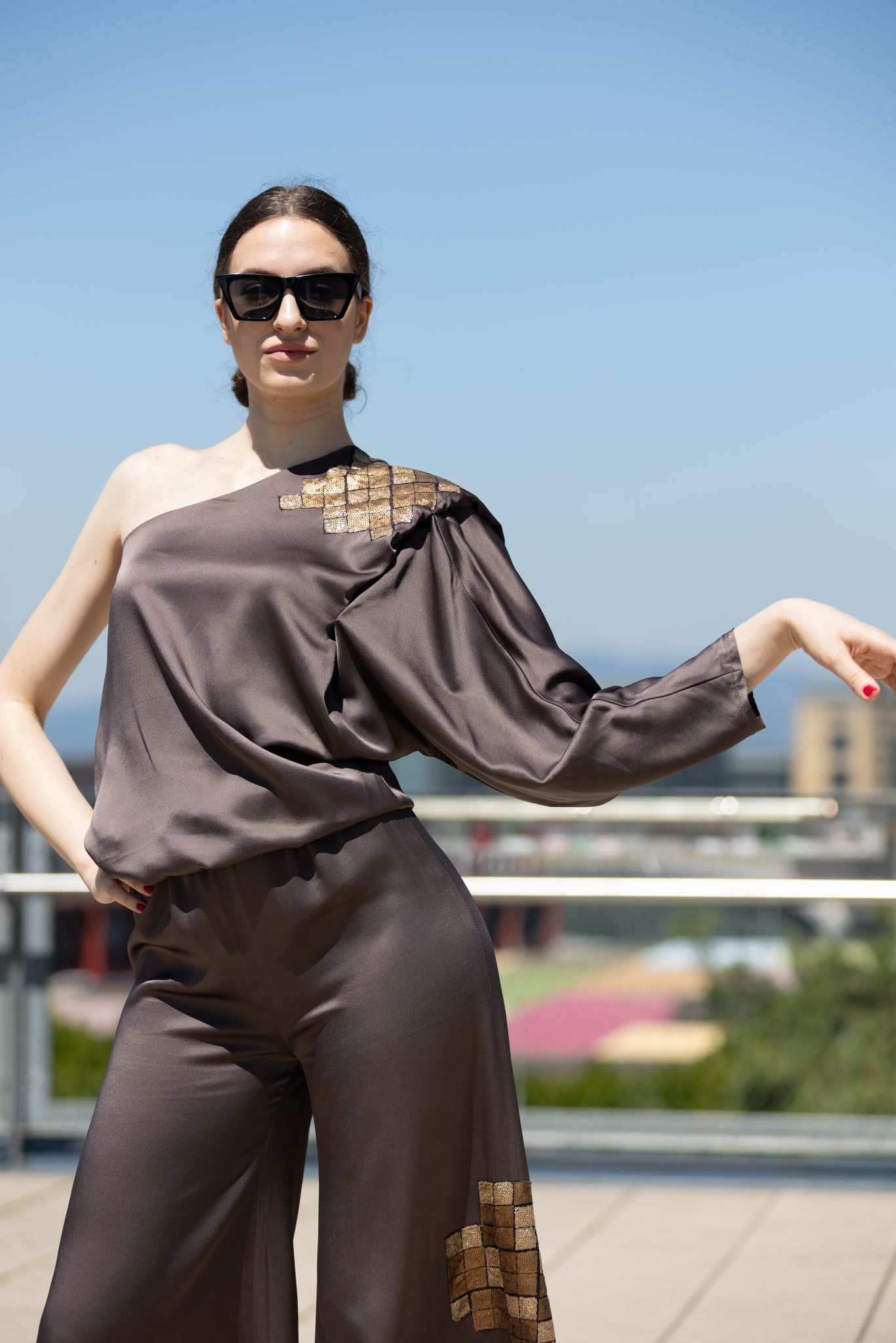 MYMAR Luxus Design - Overall Unikat Satin & Details