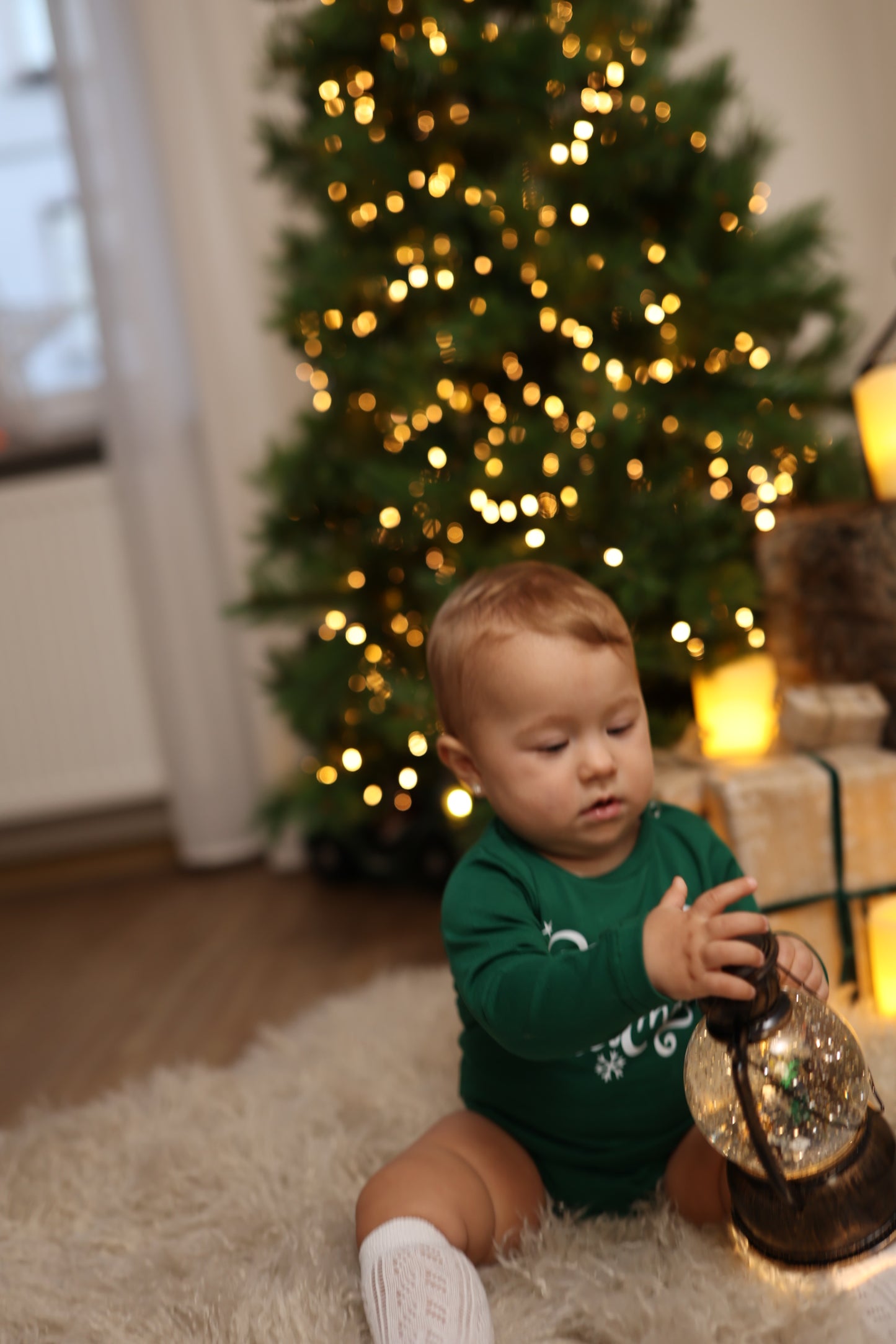 Merry Christmas Body Unisex grün