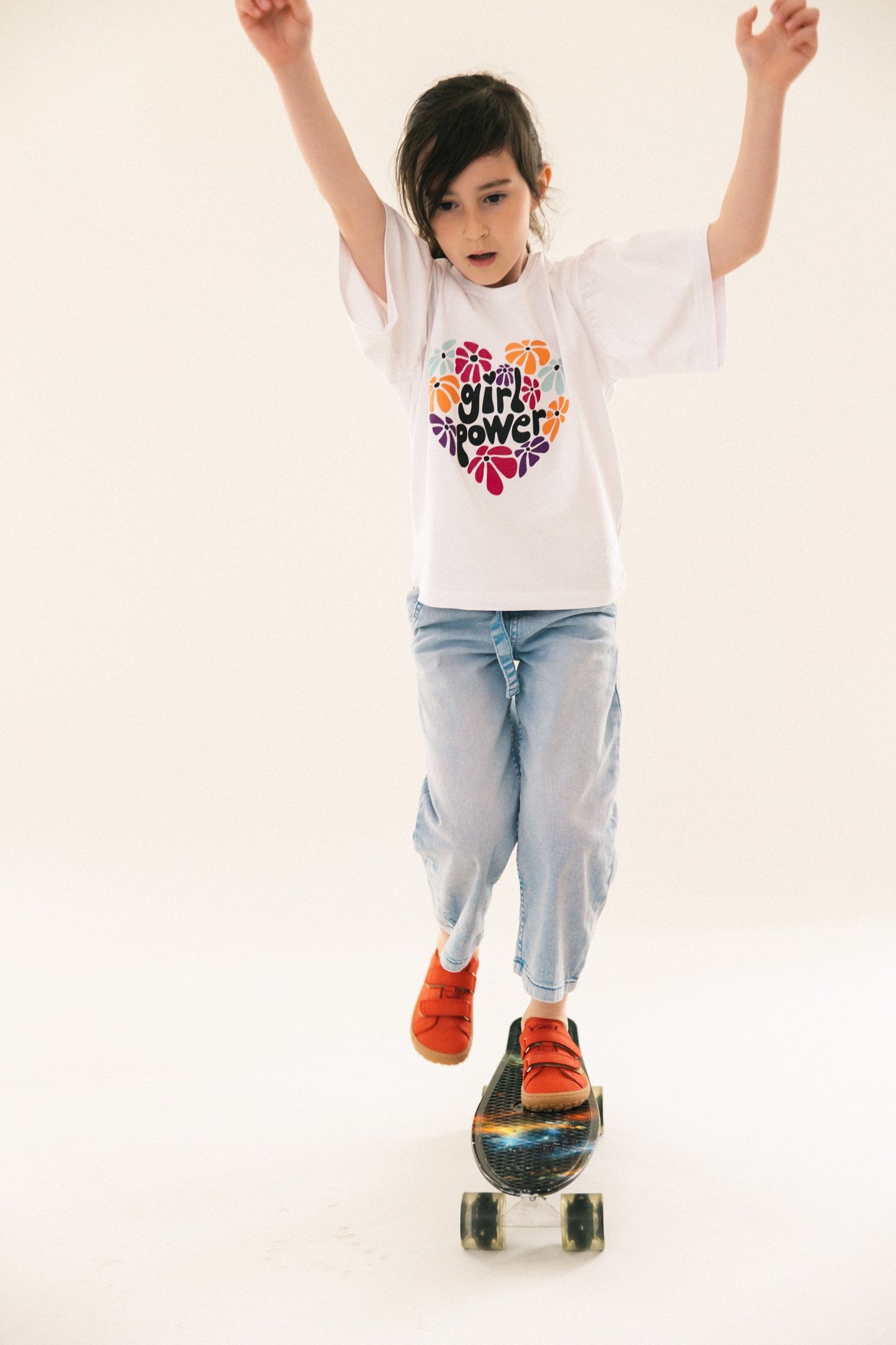 Girl Power T-Shirt Weiß