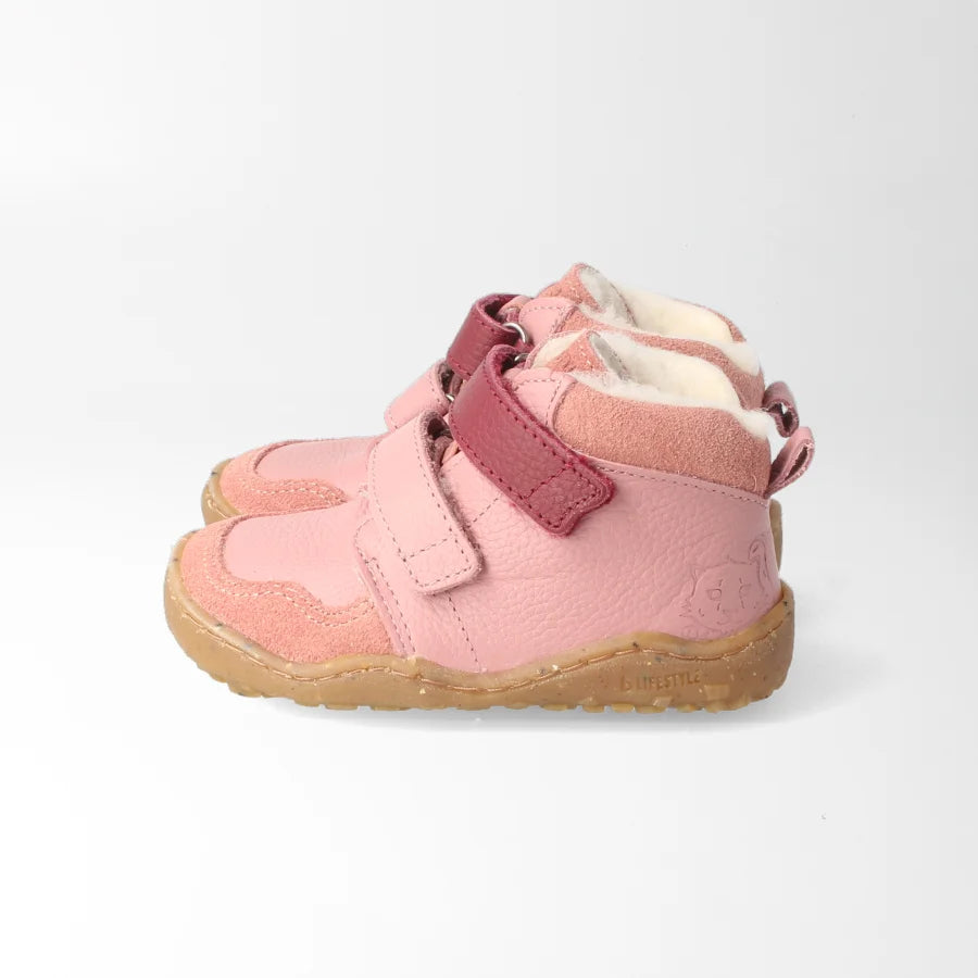 bLIFESTYLE VEGAN Barfuß-Halbschuh WaschbärSTYLE NAP altrosa