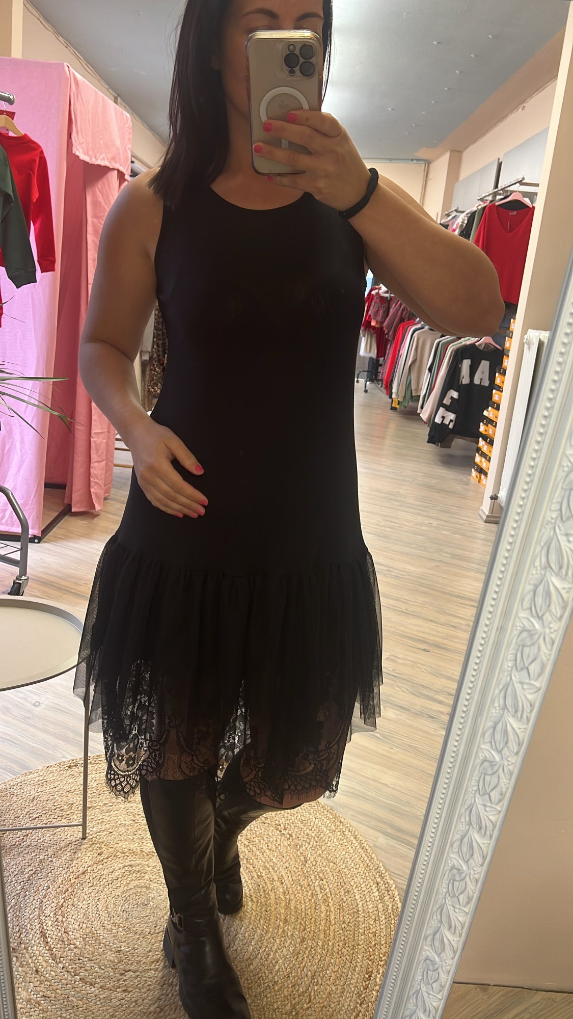 Kleid Party schwarz