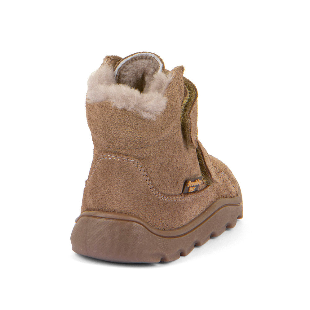 Kinder Stiefeletten - ZERU TEX FURRY BAREFOOT Beige