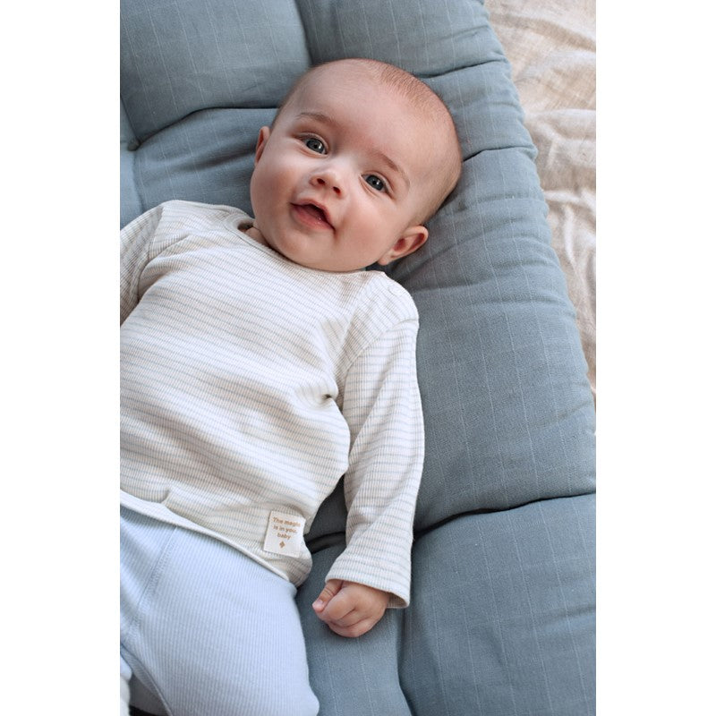 feetje Gerippte Longsleeve Ringel - The Magic is in You blau