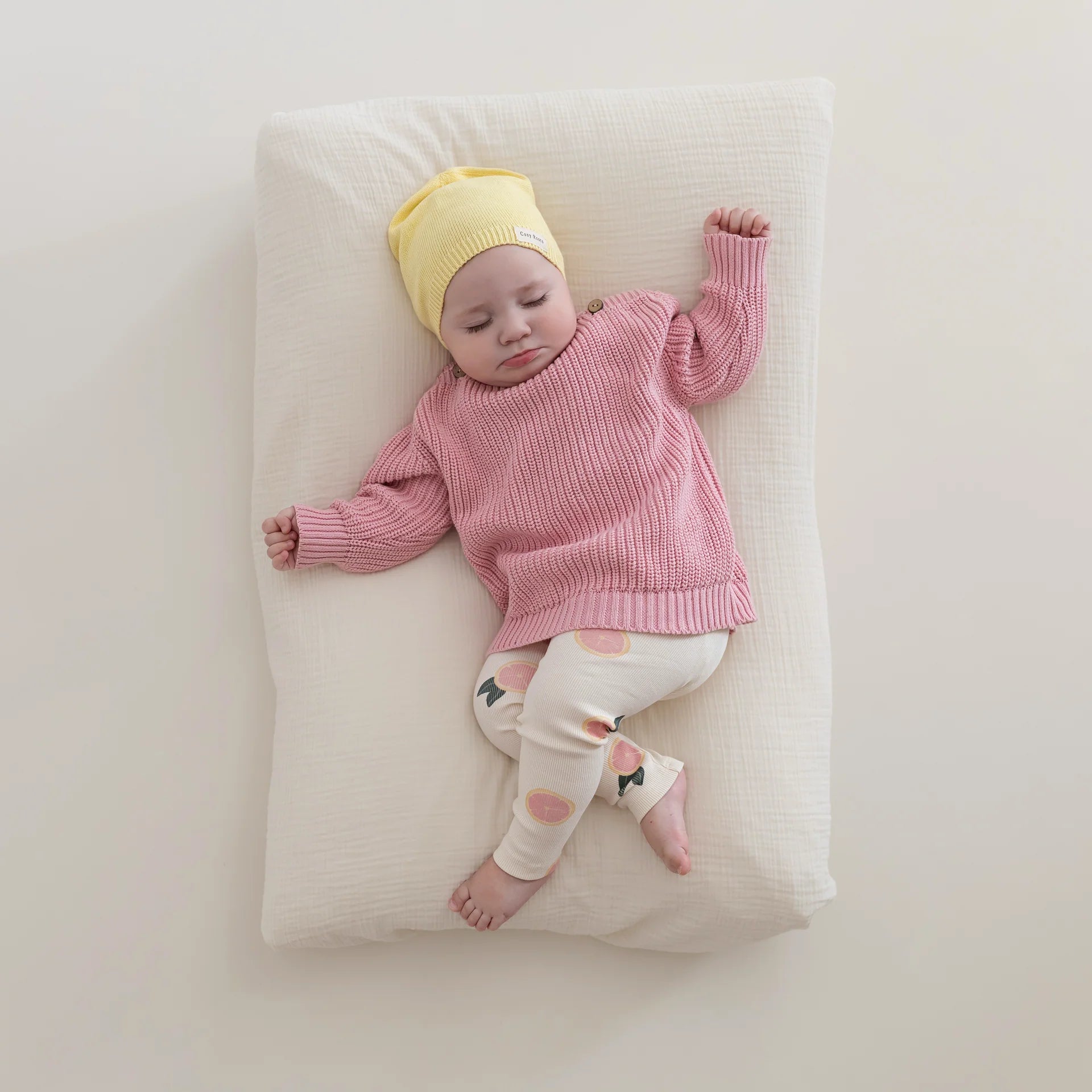 Cosy Roots Organic Rib Leggings - Little Grapefruits
