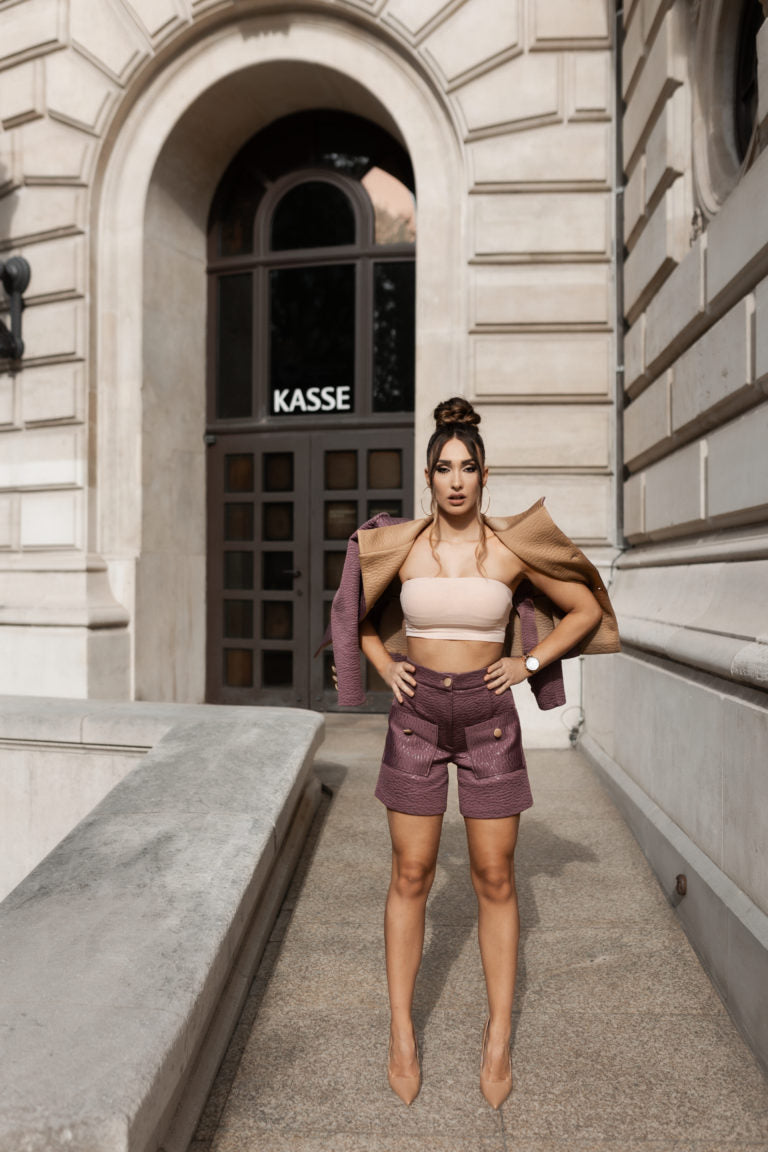 MYMAR Design Mode - Shorts Rosa/ Gold