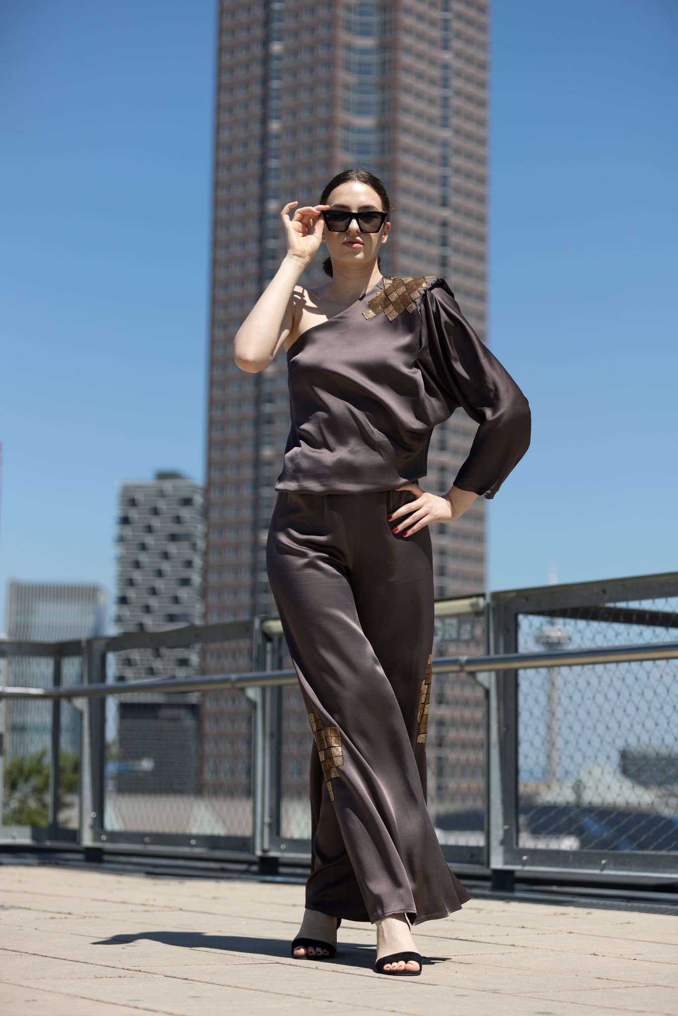 MYMAR Luxus Design - Overall Unikat Satin & Details