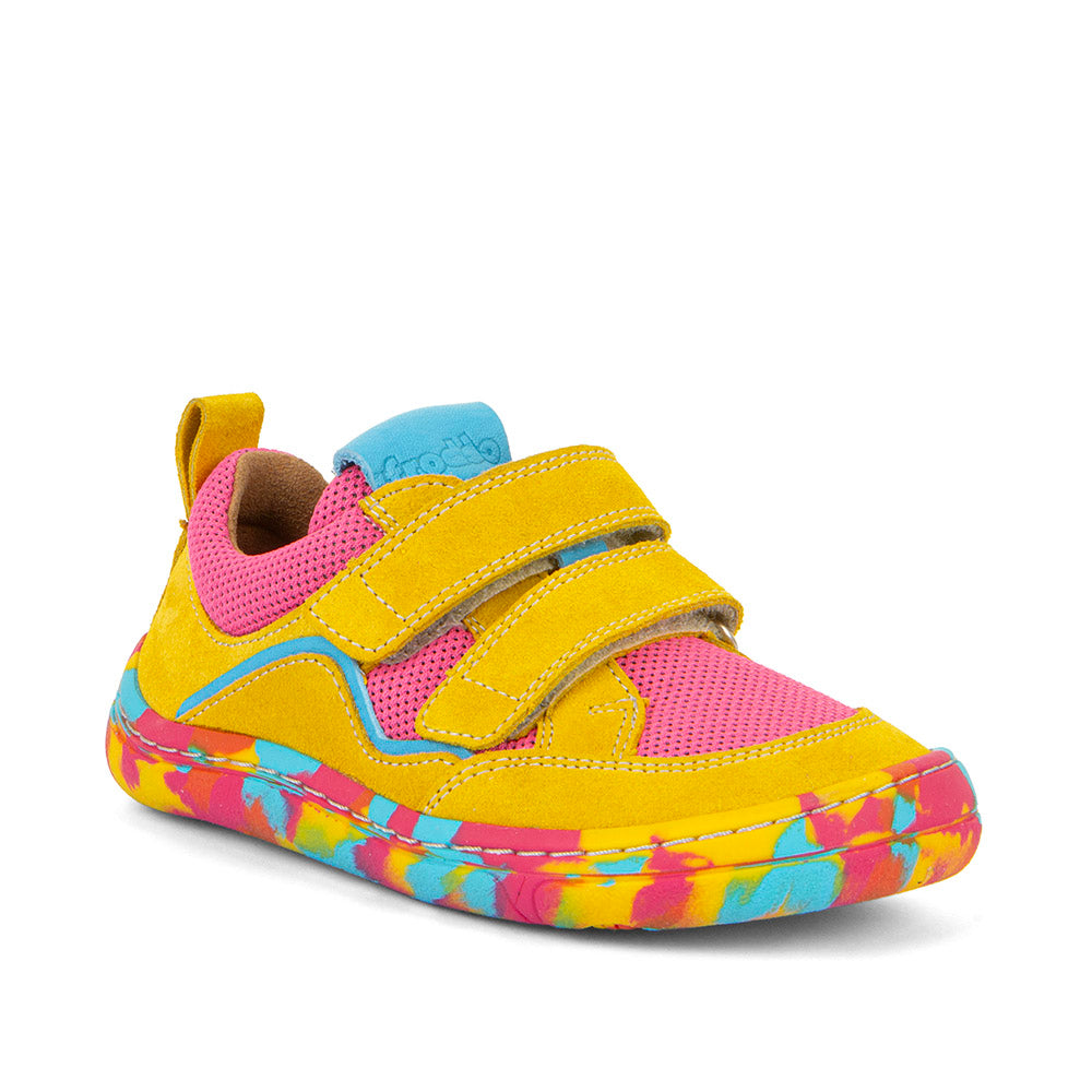 Barefoot Base Blue/Yelow Gemustert