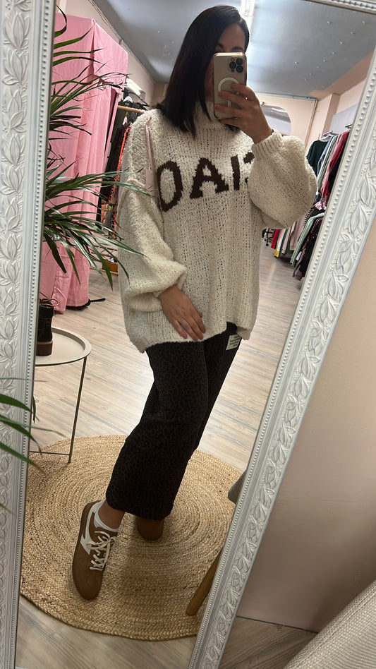 Pullover CIAO Chocolate mit Latte