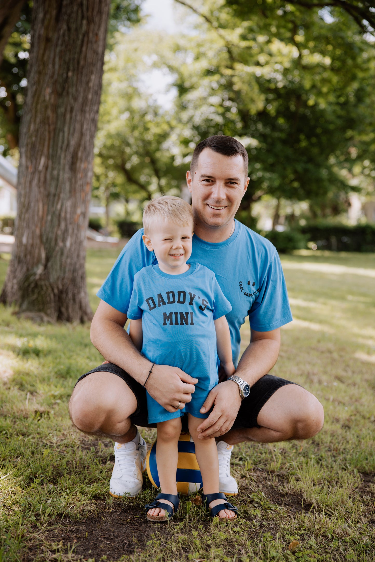 "Daddy's mini" T-Shirt blau