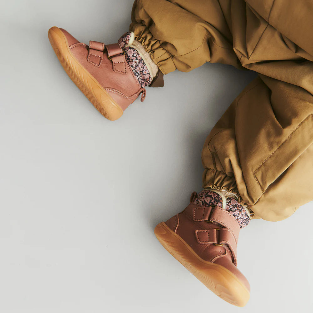 Wheat Barefoot winterboot tex Sixan old rose