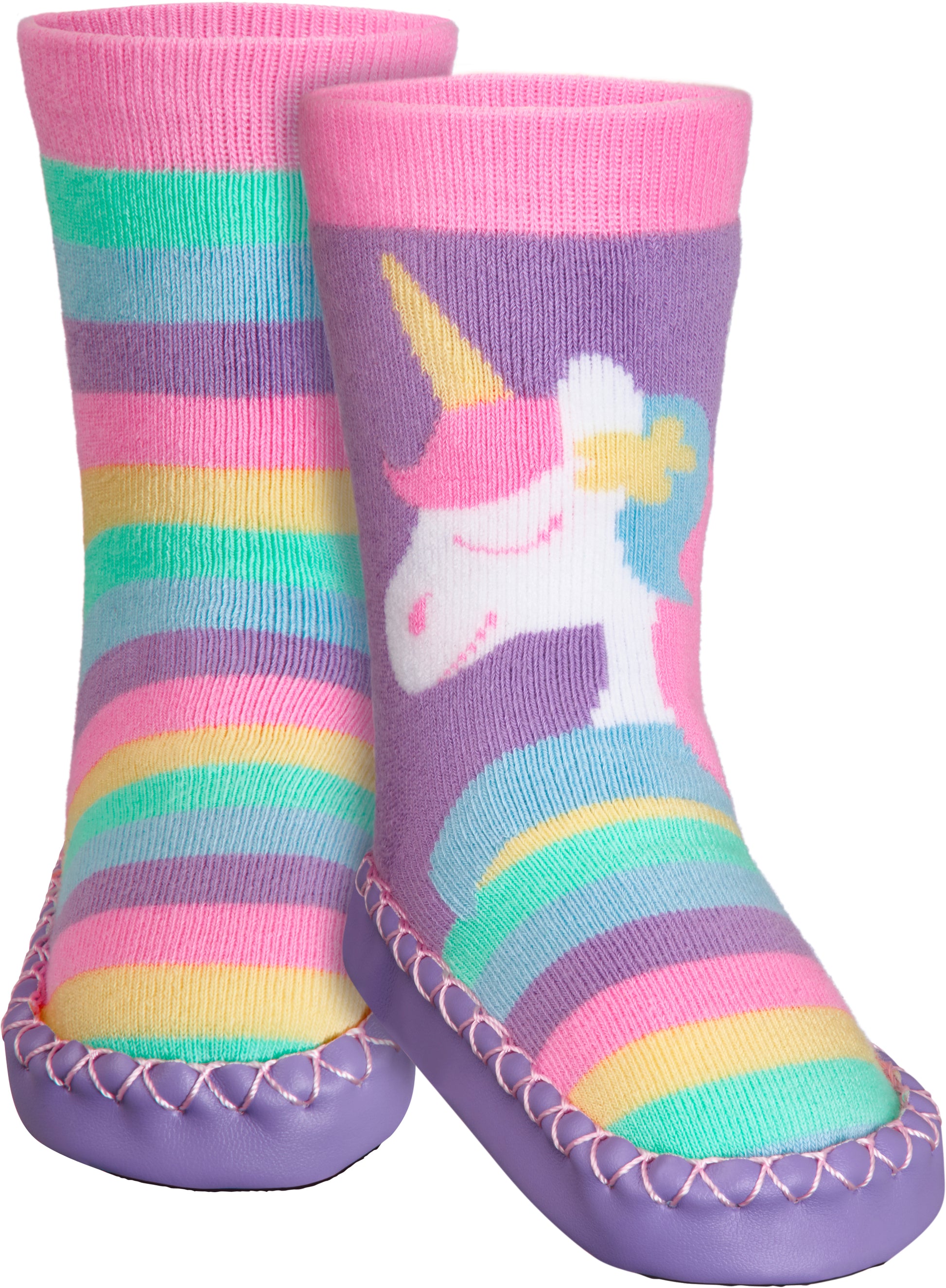 Kinder Antirutschsocken/ Hausschuh Einhorn