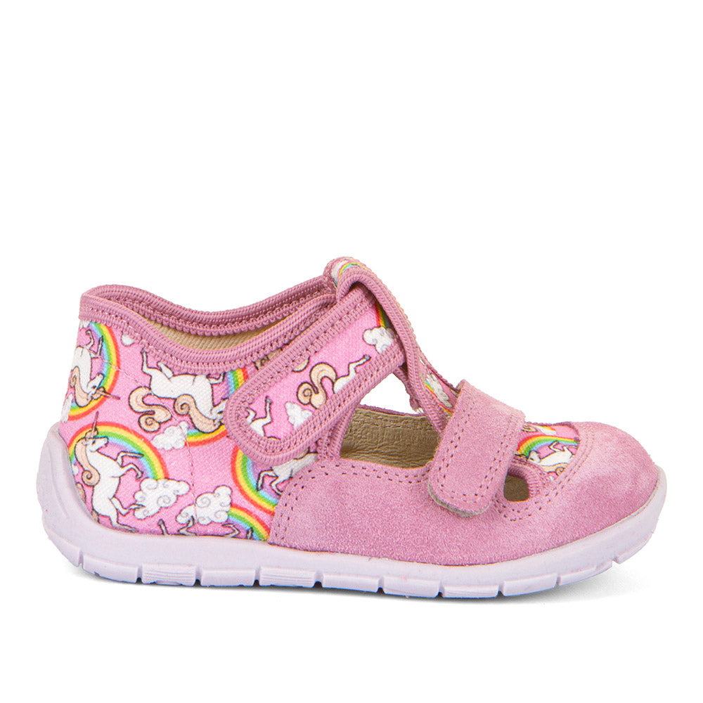 Classic Slippers White Pink