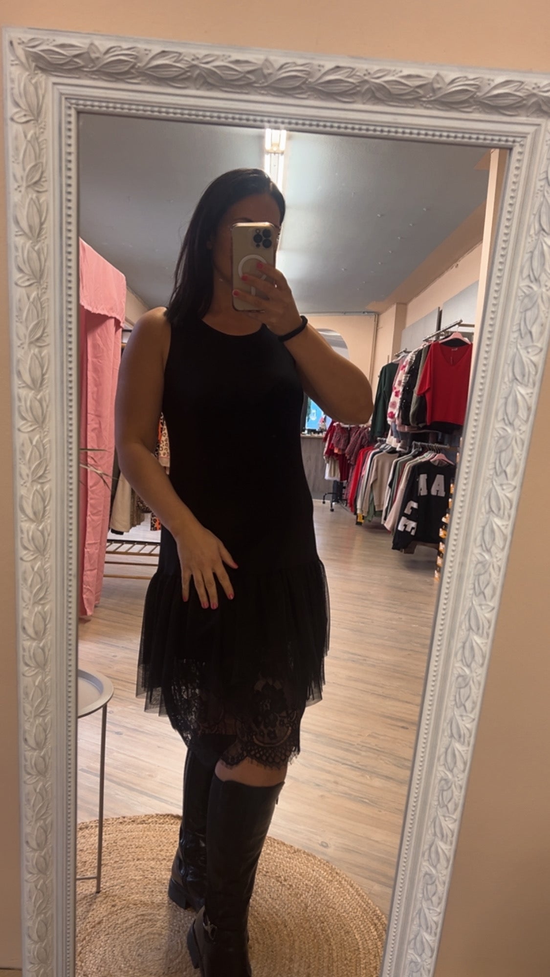 Kleid Party schwarz
