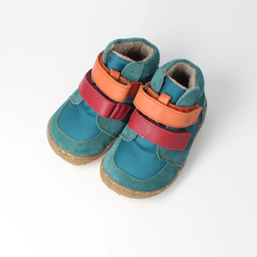 bLIFESTYLE Barfuß-Halbschuh biberSTYLE TEX BREIT petrol