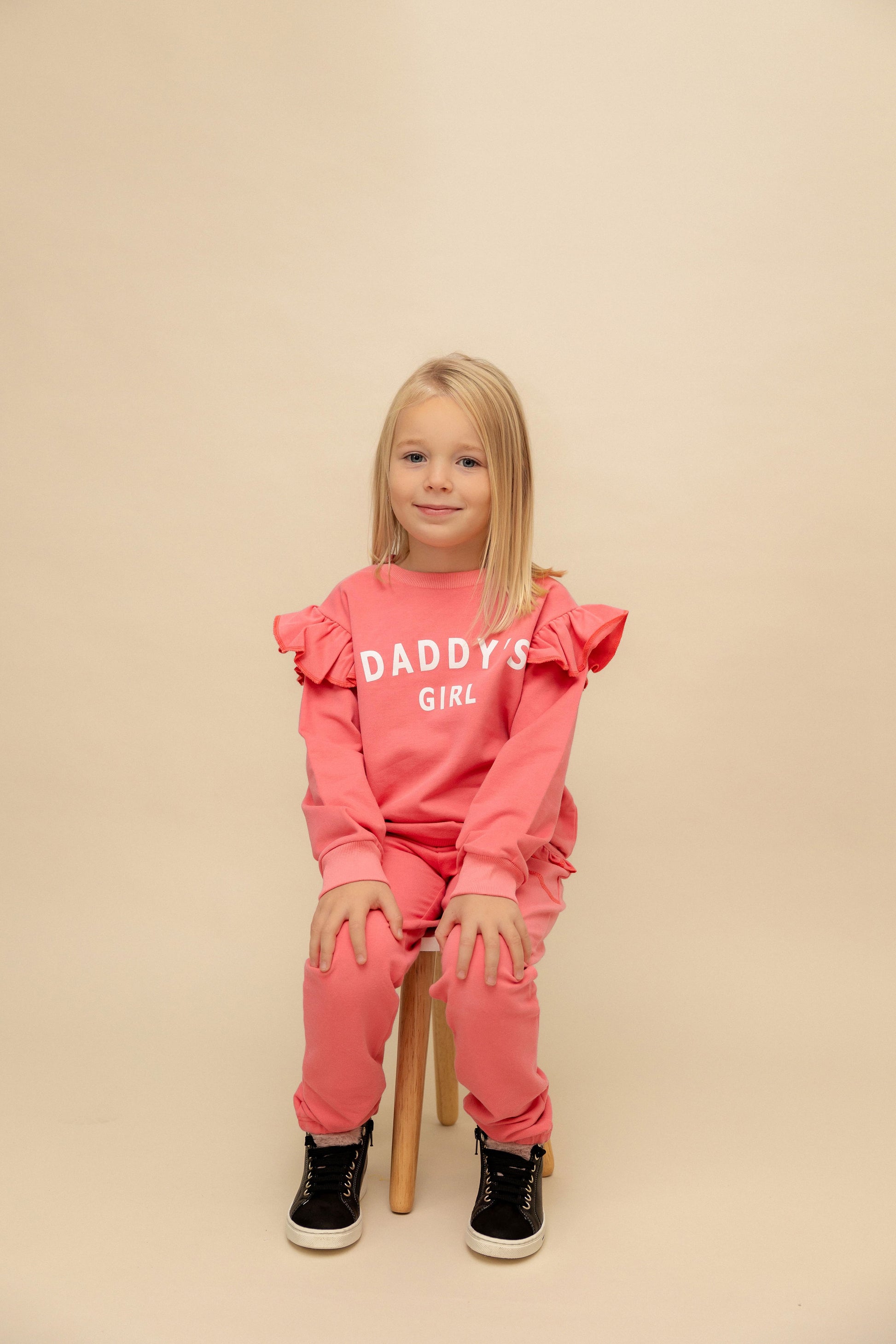 "Daddy's girl" Sportanzug rosa