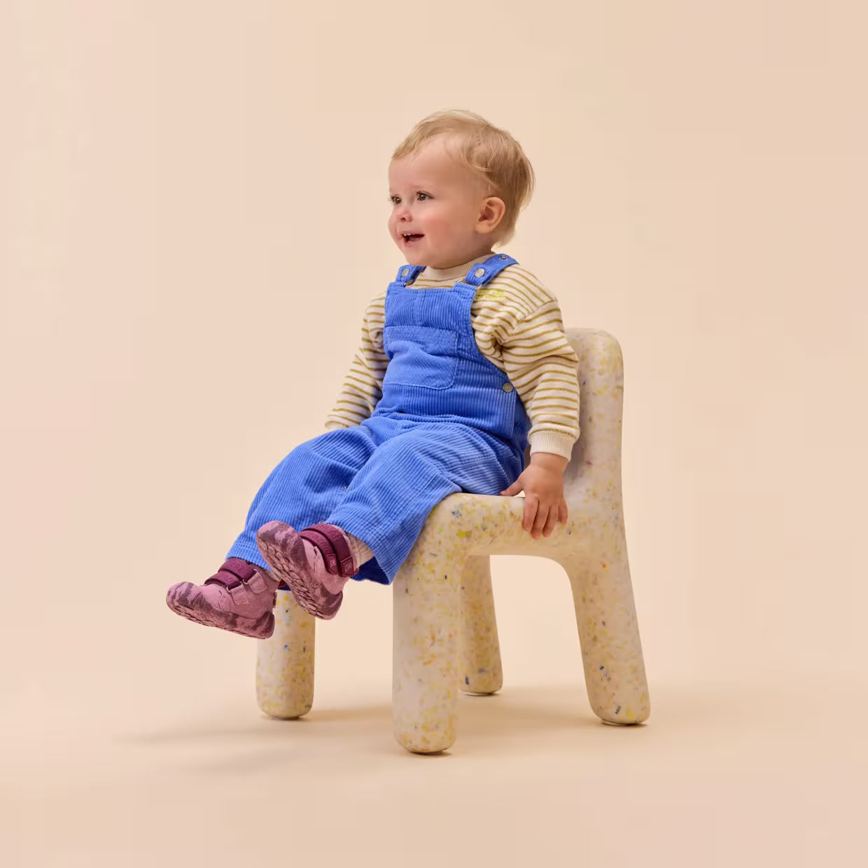 Affenzahn Prewalker Lowboot Leather Talky Otter Rose