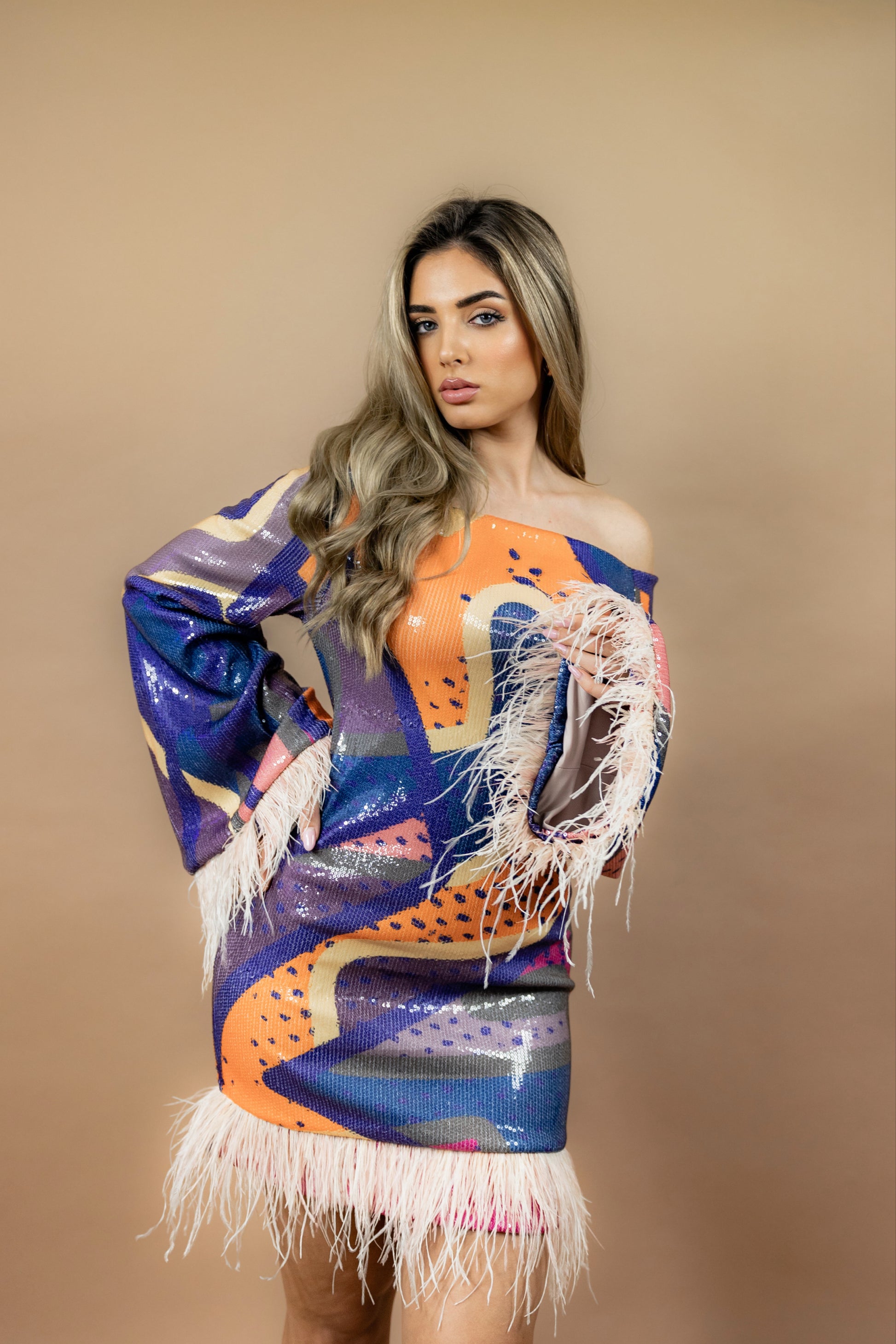 MYMAR Design Mode - Pailleten Kleid