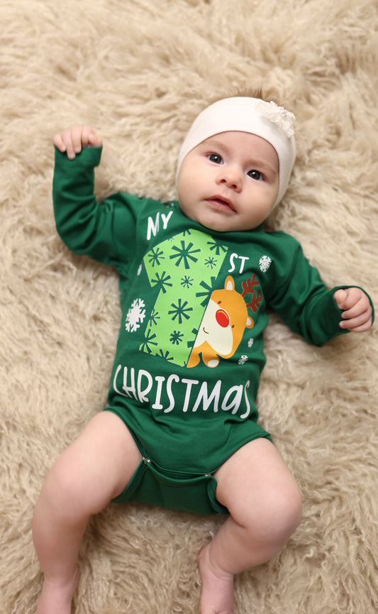 My first Christmas Body Unisex grün
