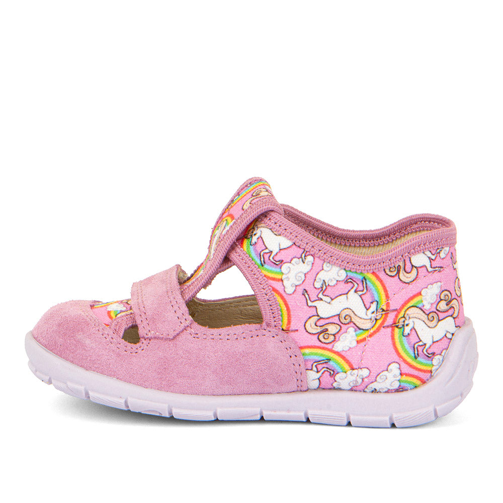 Classic Slippers White Pink