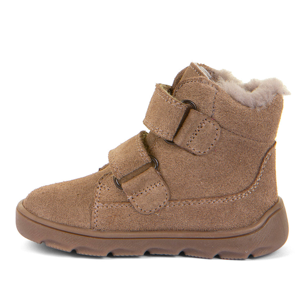 Kinder Stiefeletten - ZERU TEX FURRY BAREFOOT Beige