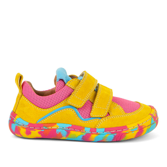 Barefoot Base Blue/Yelow Gemustert