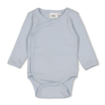 feetje Gerippte Wickelbody - The Magic is in You blau