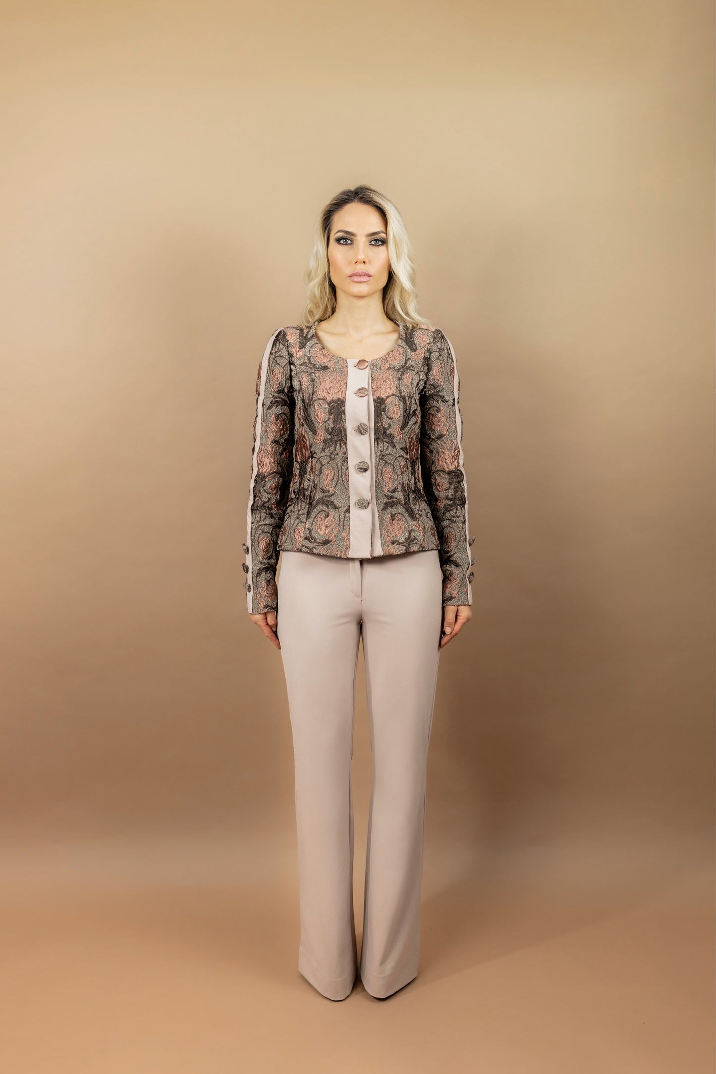 MYMAR Deisgn Mode - Blazer Blumen Unikat