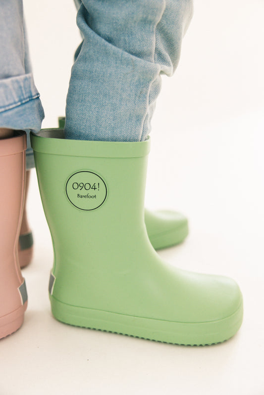 0904 Barfuß Gummistiefel Grün